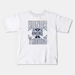 Honor Among Thieves Vintage Blue Kids T-Shirt